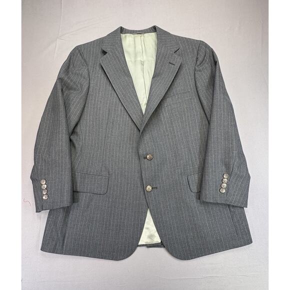 Polo Ralph Lauren Other - Vintage Polo University Club Ralph Lauren Pinstripe Blazer Men’s 38R Union Made